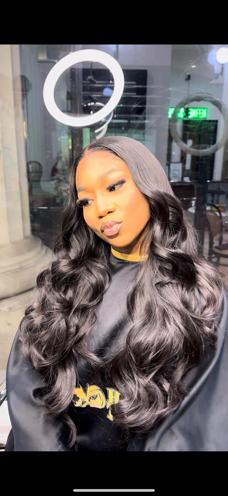 Body-wave frontal install with full glam